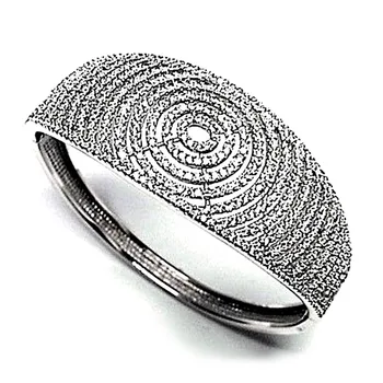 

Bracelet 925 Sterling silver m cubic zirconia rhodium plated [AB0926]
