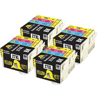 

16pcs 27 27XL T2711 Compatible Ink Cartridge For EPSON WF-3620 wf-7720 WF-7210 WF-7715 WF-3640 WF 7110 WF-7620 WF-7710 Printer