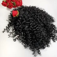 NNZES-peluca Afro rizada para mujeres negras, pelo largo sintético con flequillo, color negro y gris, 14 pulgadas