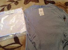 Blue T-Shirt Basic-Tops Cotton Tee Long-Sleeve Thin Spring Summer Sexy Hot-Sale Solid-Color