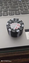 Metal Grinders Pipe-Accessories Herb Poker-Chip-Style Smoking Plastic Green/black Gadget