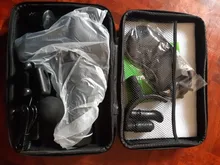 Pistola de masaje muscular de mano de 7 y 30 velocidades, masajeador de tejido profundo por percusión, pistola para dolor de cuello y cuerpo, Fascia