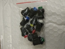 Interruptor de botón momentáneo DS228, botón de bloqueo de encendido/apagado para tablero de coche, barco, 12V, DS428, 10 Uds.