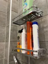 Shower Shelf Rack Lifting-Storage-Tray Bathroom-Accessories Plastic-Holder Rectangle