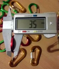 Carabiner Keychain Backpack Lock-Buckle Snap-Clip-Tools Aluminum-Alloy Outdoor Camping-Climbing