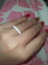 Anillo de cerámica con corte de Hermosa mano para mujer, joyería de calidad superior sin arañazos, 4mm, rosa claro, negro, blanco, nuevo