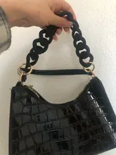 Correa para bolso de resina acrílica, correa para bolso de hombro de hueso de pescado, correa de cadena, cinturones desmontables, accesorios para bolso de ASA, 30cm/41/60cm, 1 ud.