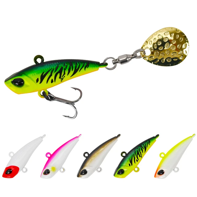 Metal Lure Vib Spinner Fishing, Spinner Spoon Bait Fishing