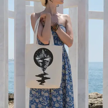 

Angemiel Bag Nature River Motifs Glasses Wearer Giraffe Cloth Bag