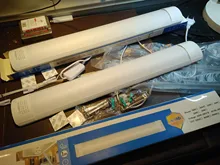 Luces Led para debajo de armarios de cocina, lámpara de 10W, 20W, T5, tubo con enchufe para decoración del hogar, 220V, 110V