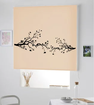 

Blind Iroa roll with drawing/Branches! ROLLER BLINDS TRANSLUCENT! (BEIGE 100X175)