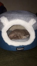 Bed Kennel Cat-House Hoopet Cave Home Dog-Puppy Warm for Teddy