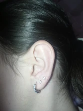 CANNER-Pendientes de plata de ley 925 auténtica para mujer, Mini Pendientes de tuerca de cuatro garras, Diamante de circonita, joyería Coreana de oro