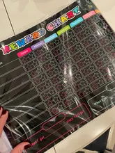 Pizarra magnética para frigorífico con diseño de Chico, planificador diario, calendario, mejora el comportamiento de responsabilidad infantil, tabla de recompensas de estrellas