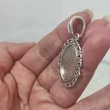 20 piezas 14x10mm estilo barroco colgante Pinch Bail broches collar ganchos Clips conector DIY accesorios de joyería accesorios 6 colores