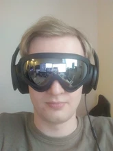 Deportes al aire libre adulto profesional nieve a prueba de viento X400 protección UV gafas de esquí Snowboard Skate esquí gafas