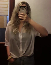 Casual Blouse Tops Chiffon-Shirts Two-Piece-Set V-Neck Half-Sleeve Leopard Sexy Striped