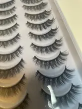 Pestañas postizas naturales, maquillaje largo 3d, extensión de pestañas de visón para belleza 54, 2/5/10 pares