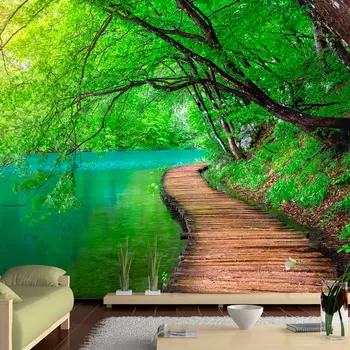 

Wall mural-Green peace - 400x280 cm