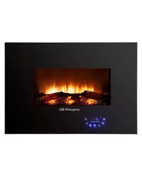 

Electric fireplace ORBEGOZO CM 8000-1800W-temperature 7/35 °-front tempered glass-REAL fire effect-DISTANC command