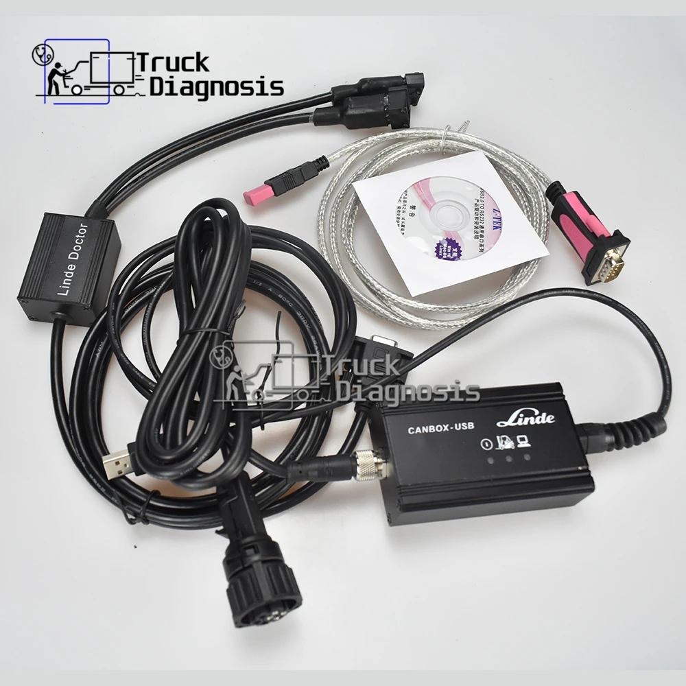 Вилочный погрузчик Linde Canbox USB Доктор диагностический кабель Линия адаптер сервисный ящик linde pathfinder диагностический интерфейс инструмент