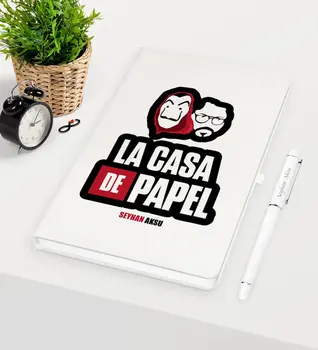 

Personalized La Casa De Papel White Notebook Pen Set-18