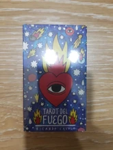 Ricardo Cavolo-Cartas del Tarot del Fuego con guía electrónica, juego de cartas con libro explicativo, juego para leer el oráculo