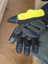 OZERO-guantes de trabajo mecánicos flexibles, Extra Grip Unisex, protección de seguridad para soldadura, jardín, motocicletas deportivas, 9022