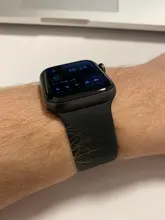 Correa de silicona para Apple Watch, correa elástica de 44mm, 40mm, 38mm, 42mm, Serie 6, 5, 4, 3, SE, 42