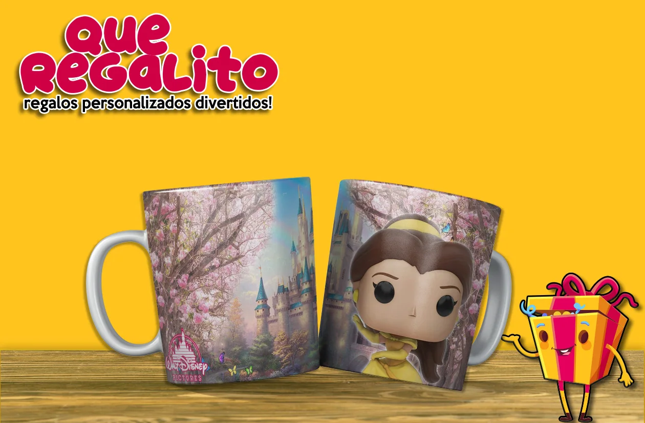 Кружка FUNKO кружка Принцессы Диснея Белла и чудовище подарок кофейный