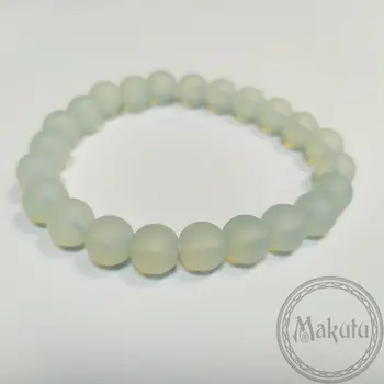 

Браслет из матового лунного камня