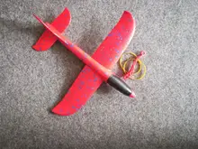 Cinta de goma de espuma EPP de 35CM para niños, juguete de avión de lanzamiento al aire libre, planeador, regalo