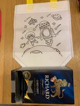 6Pcs Antistress Puzzles Educational Toy for Children DIY Eco-friendly Graffiti Bag Kindergarten