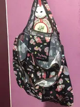 Bolso de compras grande y lavable, ecológico, reutilizable, de tela, plegable