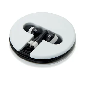 

Lot 5 PCs Headphone round case silicone/ABS. 120cm cord.