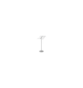 

Floor holder baffle holder aluminum and TRIAL acrylic stained green 500X1140X355 MM