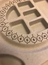 Placa de cuentas flocadas para fabricación de joyas, accesorios de pulsera, abalorios, herramientas de medición, diseño de joyería, bricolaje, 1 Uds.