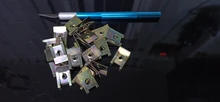 Clamp Clip-Screw Nut-Mounting-Fastener-Clips Bumper-Guard-Plate Base Car-Fastener Automobile-Engine-Fender