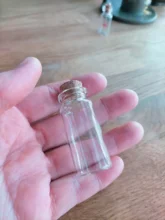 Clear Vials Glass-Bottles Cork Gifts Empty Wedding Small Home-Decoration for Holiday