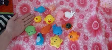 Juguetes de agua para nadar de 13 Uds animales mezclados, pato de goma flotante blando colorido, sonido al estrujar, juguete de baño para bebé