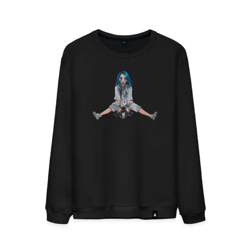 Мужской свитшот хлопок Billie Eilish | Мужская одежда