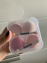 esponja maquillaje, XISHOW-esponja para maquillaje, licuadora de belleza, base de maquillaje en polvo, colorete, accesorios de maquillaje, herramienta, huevo de belleza, 1/4 Uds.