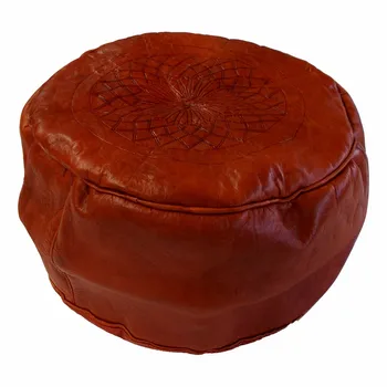 

Ottoman Moroccan Poof Morocco leather Arab ethnic furniture footrest 2310181228