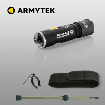

Tactical Flashlight Armytek Partner C1 Pro XP-L 800 LED Lumens Every Day Carry Torch