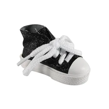 

Ar1052 sneakers with laces for a keychain 7*4 cm (black)