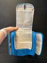 Neceser de viaje de nailon impermeable Unisex, bolsa de cosméticos para mujer, bolsas para maquillaje de viaje colgantes, Kits de aseo y de higiene