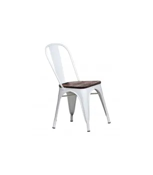

CHAIR METAL And WOOD VOLT-WHITE