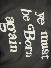 Ye must be Born again-Sudadera con capucha CPFM XYZ para niños, suéteres transparentes, sudaderas de tamaño asiático Kanye West, jerséis de alta calidad