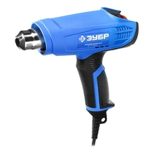 Фен технический ЗУБР ФТ-П1800(Мощность 1800 Вт, нагрев до 550 °C, 2 режима, 4 насадки