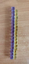 50 unids/set 13 colores 8mm transparente Esquina cuadrada de cristal de colores dados pieza de ajedrez ángulo recto tamiz para juego de Puzzle
